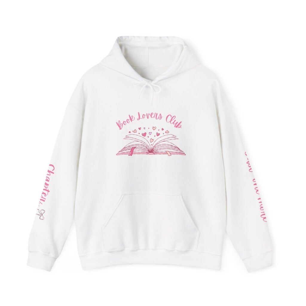 Romance Book Lovers Club Hoodie — Soft Feminine Cozy Sweatshirt