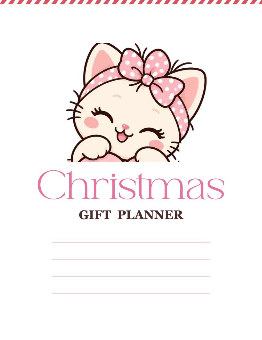 Printable Christmas Gift Planner